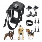 Dog Harness Chest Strap Camera Accessory For Dualuse Back On Chest