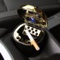 Push-pull Lighter Accessories Smokeless Detachable USB Rechargable Car Ashtray