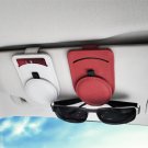 Car Glasses Holder Universal Sun Visor Eyeglasses Clip Sunglasses Case