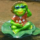 Floating Frog Water Surface Decoration Fish Pond Fountain Flowing Water Landscape