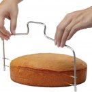 Ustensiles Patisserie Stainless Steel Slicer Adjustable 2-Wire Cake Leveler