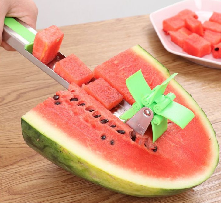 Watermelon Windmill Cutter Stainless Steel Cut Watermelon Artifact Fruit Cut Artifact