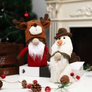 Corduroy Knitted Christmas Gnome Desktop Ornaments Plush Cute Snowman