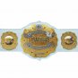 IWGP Intercontinental Championship Belt Metal Brass Plated adult size White New