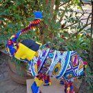 Hand Crafted Wire/Fabric Elephant NYAE03