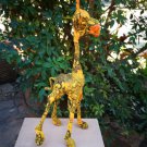 Hand Crafted Wire/Fabric Giraffe NYAG03
