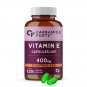 Vitamin E 400mg Capsules for Face and Hair | 100% Natural Vitamin E, Paraben Free- 120 Capsules