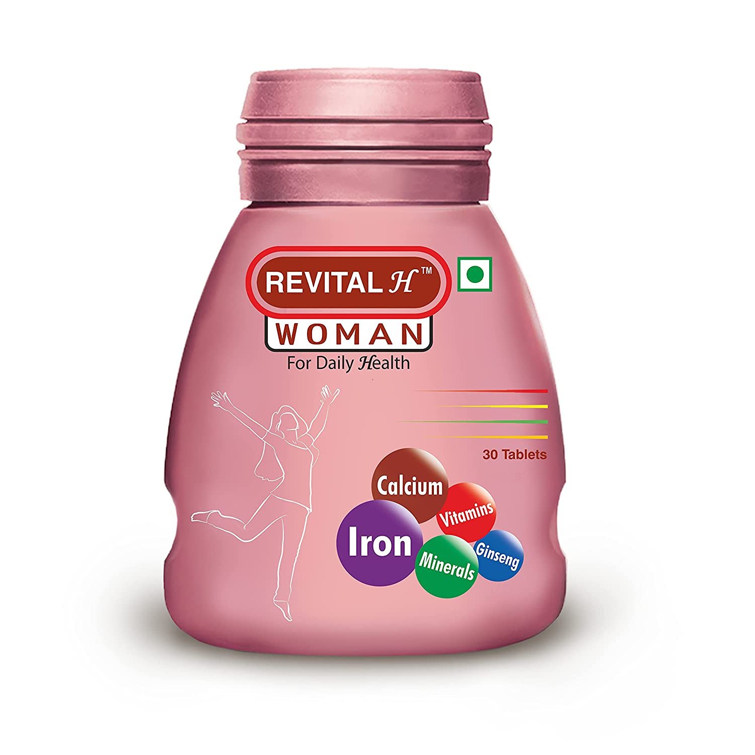 Revital H for Woman with Multivitamins, Calcium, Zinc & Natural immunity 30 Capsules