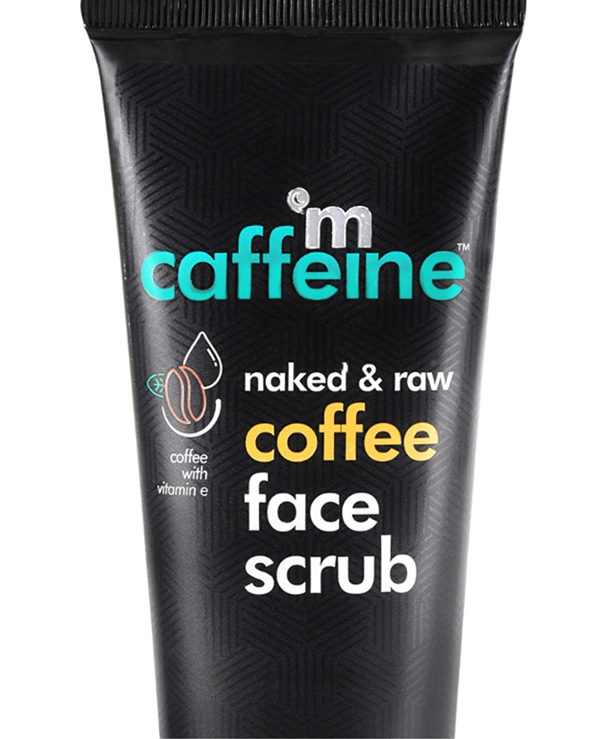 MCaffeine Naked & Raw Coffee Face Scrub, 100 g | Vitamin E | Tan Removal | Oily/Normal Skin