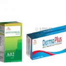 Allen Anti Fungal Combo Pack of A02 Anti Fungal Drop 30ml & Derma Plus Cream 25gm