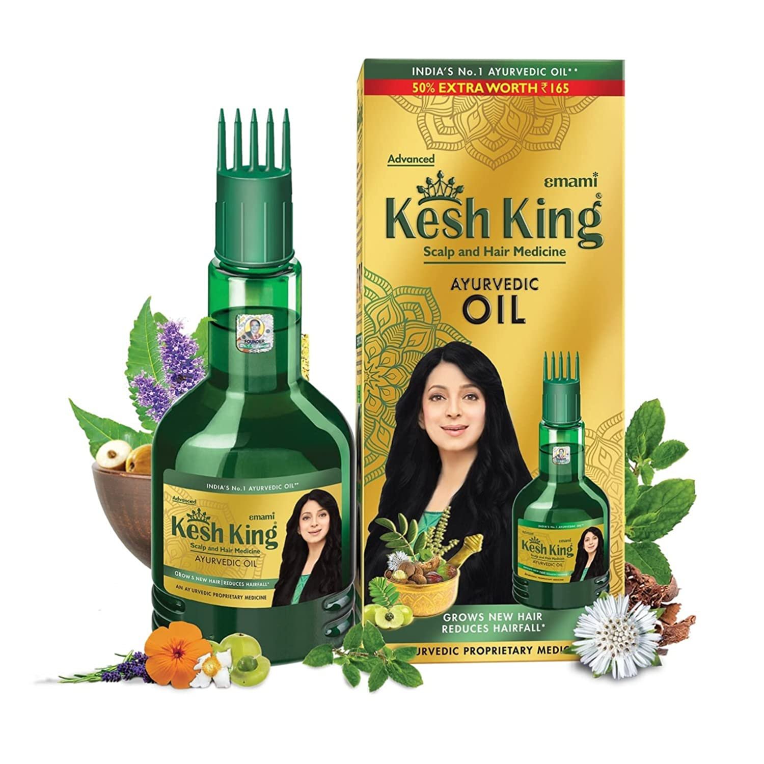 Kesh King Ayurvedic Anti Hairfall Hair Oil, 300ml