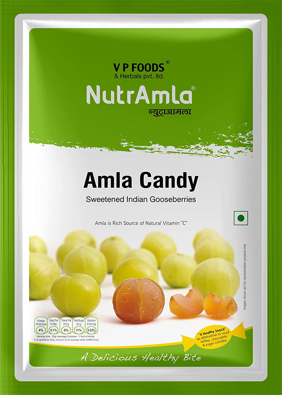 NutrAmla Amla Candy Pieces (1 Kg)