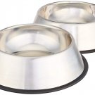 Pets Empire Stainless Steel Dog Bowl Medium ((Buy 1, Get 1 Free), 700 ml)