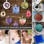 Mould Set, Molds, Jewelry Casting Mould Pendant Earrings DIY Making Tool (129 Pcs, Multicolour)