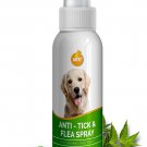 Dogs and Cats Anti Tick & Flea Spray| Organic Natural Neem & Tulsi 200 ml