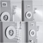 Stainless Steel Shower Panel Tower System LED Rainfall Water Fall Shower Head