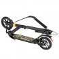 Scooter For Adult&Teens,3 Height Adjustable Easy Folding Double Shock Absorber Black