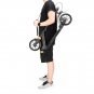 Scooter For Adult&Teens,3 Height Adjustable Easy Folding Double Shock Absorber Black