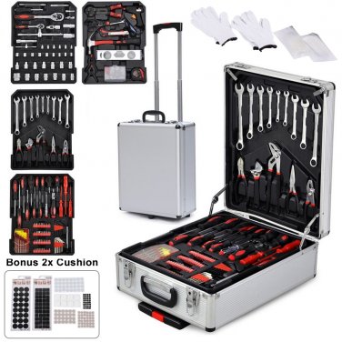 1199pcs Aluminum Trolley Case Tool Set