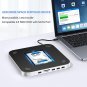 USB-C Hub with Hard Drive Enclosure for Mac Mini M1