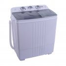 16.5(9.9 6.6)lb Semi-automatic Cover Washing Machine Gray