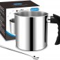 Candle Making Pouring Pot, DINGPAI 44oz Double Boiler Wax Melting Pot