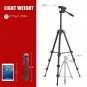 Portable Tripod with Phone Clip and Bluetooth Remote Black