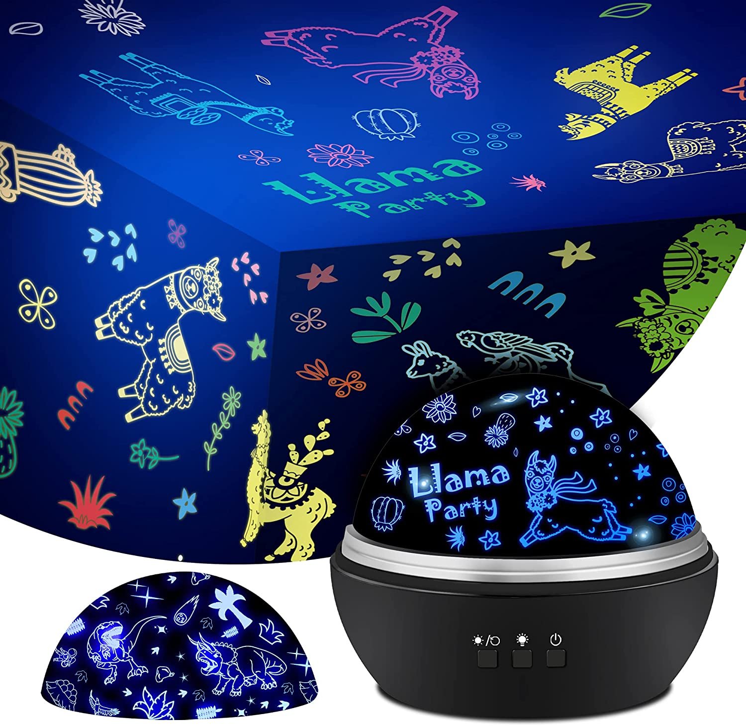 Night light for kids Llama Projectior