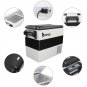 1.82 CU.FT Compressor Key Display Car Refrigerator Plastic Black Light Gray