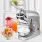 Commercial Removable Dual Blades Electric Ice Crusher Silver