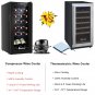 18Bottle/1.8Cu.Ft/52L/ Compressor Wine Cabinet Black
