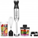 5 in 1 Immersion Hand Blender, 9 Speed+Turbo, 304 Stainless Steel