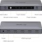 HDMI Switch 4 Ports (4 x 1) 4K 60Hz HDMI 2.0 Switcher with IR Remote Control