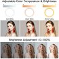 10" Ring Light with Stand, 26 Colors RGB LED Ring