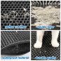 Cat Litter Mat, Kitty Litter Trapping Mat, Double Layer Mats with MiLi Shape
