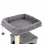 34" Cat Climb Tree Holder Cat Tower Large House Gray