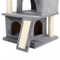 34" Cat Climb Tree Holder Cat Tower Large House Gray