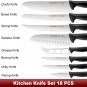 Kitchen Knife Set 18 PCS with High Carbon Stainless Steel