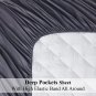 King Size Sheets Set Silk Deep Pockets Extra Soft Breathable