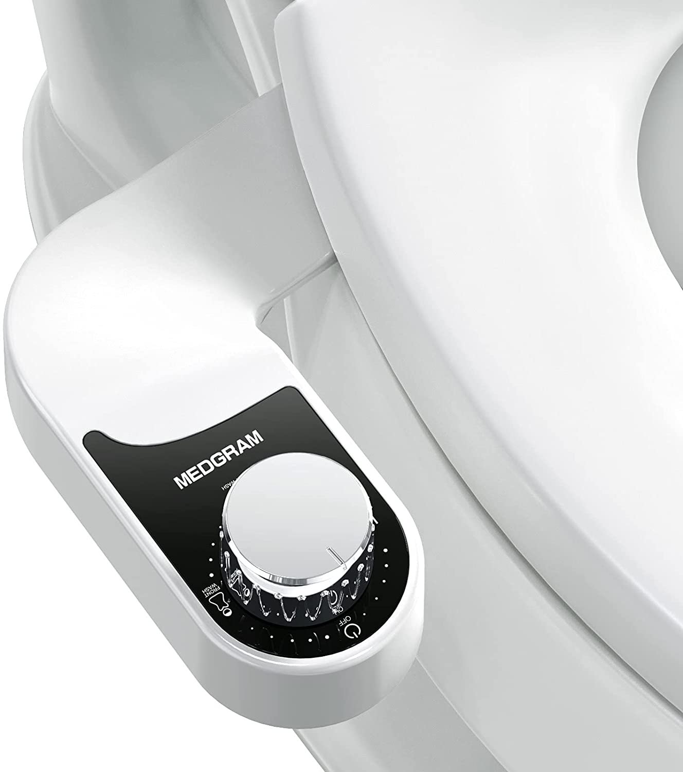 Toilet Seat Attachment, Dual Nozzles Fresh Water Sprayer