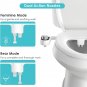 Toilet Seat Attachment, Dual Nozzles Fresh Water Sprayer