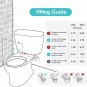 Toilet Seat Attachment, Dual Nozzles Fresh Water Sprayer