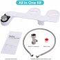 Toilet Seat Attachment, Dual Nozzles Fresh Water Sprayer