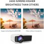 Portable Projector 2400 Lumens Projector Video Projector 1080P