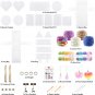 Plastic Canvas Kit,Mesh Canvas Sheets,Acrylic Yarn