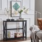 2 Tier X-Design Console Table, Wooden Sofa Table