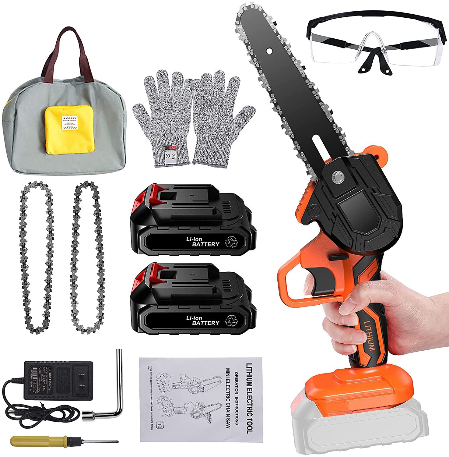 6-Inch Portable Handheld Electic Chain Saw