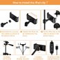 12.6'' Selfie Ring Light, Selfie Ring Light with Tripod Stand