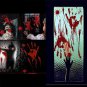 138 Pcs Plus Size Halloween Bloody Footprints Handprint Decal