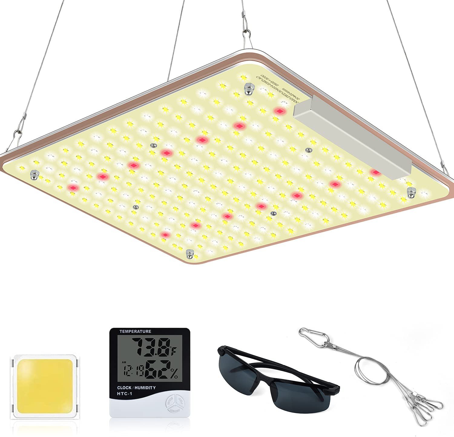 LED Grow Light Dimmable, VT1000 Full Spectrum Grow Light for Indoor Plants